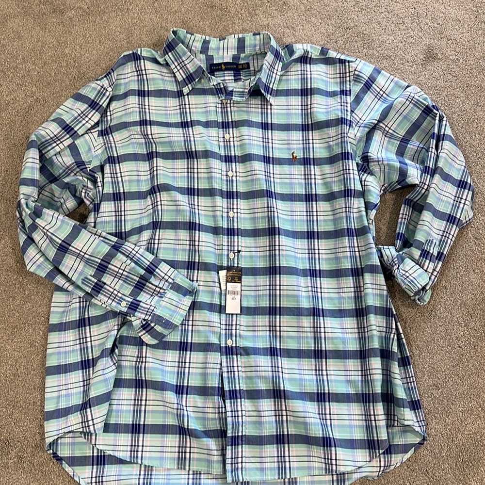 NWT Ralph Lauren 3XLT button down long sleeve